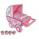 Expositor carro baby rosa (SOLO EXPOSITOR)