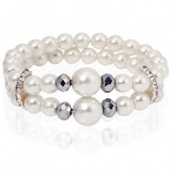 Pulsera Perlas White