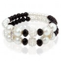 Pulsera Perlas Black