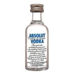 Licor Miniatura Vodka Absolut