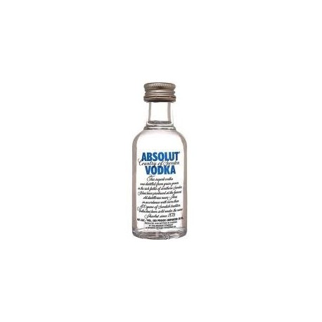 Licor Miniatura Vodka Absolut